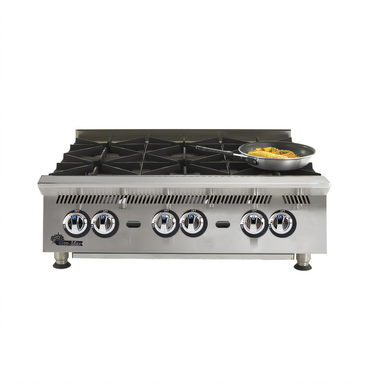 Product image #2 for Star Ultra-Max 36-Inch Countertop Gas Hot Plate with 6 Burners