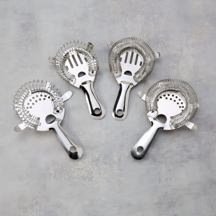 Product image #1 for American Metalcraft STC2 2-Prong Tight Coil Stainless Steel Bar Strainer