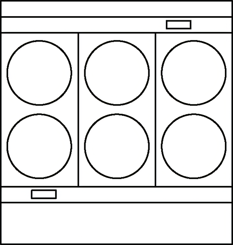 Product image #2 for Lang 36-Inch Heavy Duty Electric Range with Convection Oven Base and 6 French Plates