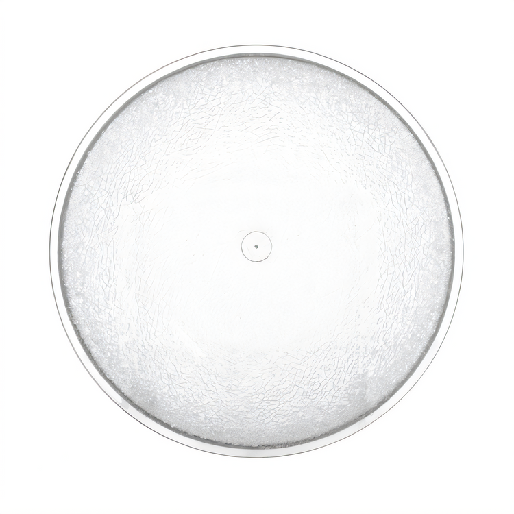 Product image #2 for Carlisle 5.5 Qt Clear Round Polycarbonate Salad Bowl with Pebbled Exterior, 12 Inch