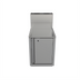 Thumbnail image #2 for BK Resources 21 x 18-Inch Top Shelf Underbar Cabinet, Flat Top, Die Wall, Stainless Steel