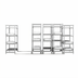 Thumbnail image #2 for Cambro Camshelving Premium High Density 4-Shelf Solid Mobile Starter Unit, 24