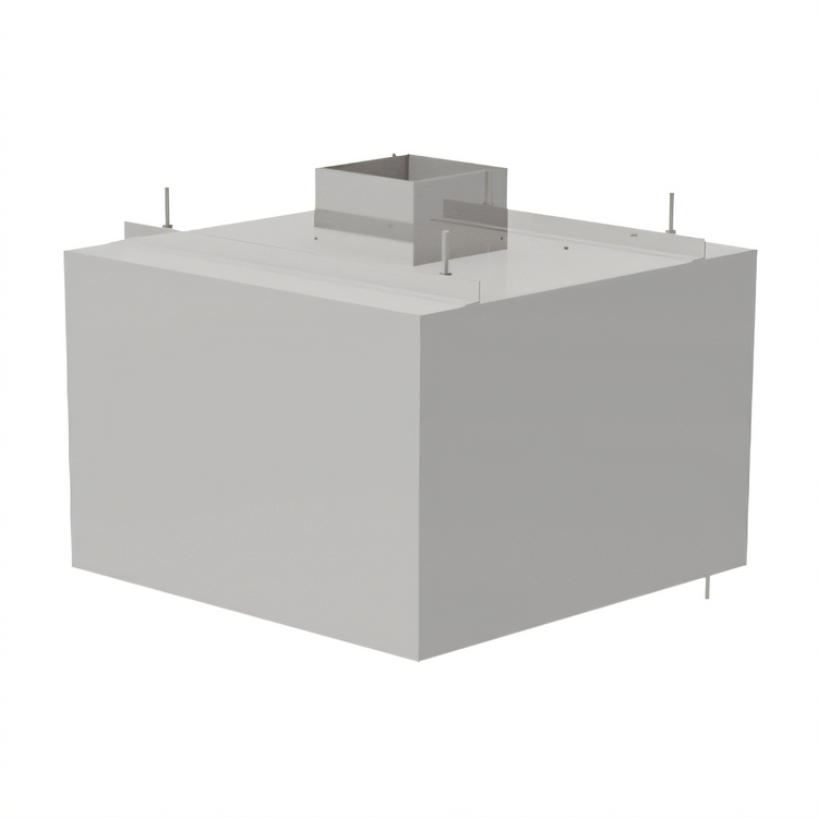 Product image #2 for SimpleSpec Type II Dishwasher Canopy Hood with Exhaust Collar, Ceiling Mount, 42"W x 42"D x 24"H