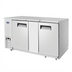 Thumbnail image #2 for Atosa 2-Section Stainless Steel Back Bar Cooler with Self-Contained Side-Mount Refrigeration and Solid Locking Doors, 21.5 Cu. Ft.