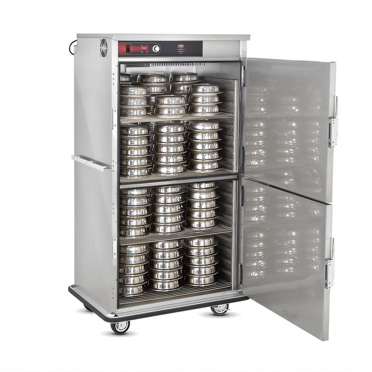 Product image #2 for FWE BT-96120 Ultra-Universal Mobile Heated Banquet Cabinet for 96-120 10-1/2 Inch Plates