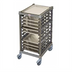 Thumbnail image #2 for Cambro Ultimate Half-Size Mobile Sheet Pan Rack, 12-Pan Capacity, 3-Inch Rail Spacing
