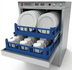 Thumbnail image #2 for Champion UH130B MAX High-Temperature Sanitizing Undercounter Dishwasher, 20 x 20 Rack, 25 Racks/Hour