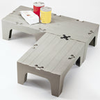 Thumbnail image #2 for Cambro S-Series DRS30480 Polypropylene Solid-Top Dunnage Rack, 30 x 21 x 12 Inches, 1,500-Lb. Capacity, Speckled Gray