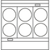 Thumbnail image #2 for Lang Marine 36-Inch Heavy Duty Electric Range with Standard Oven and 6 French Plates