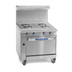 Thumbnail image #1 for Imperial Spec Series 36-Inch Heavy Duty Electric Range/Hot Top Combo with Convection Oven, 2 Round Elements and 2 Hot Tops