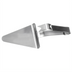 Thumbnail image #2 for Winco 5-1/2 x 4-1/2 Inch Wedge-Shaped Pizza Server Tong, 18/8 Stainless Steel