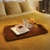 Thumbnail image #2 for Cambro Low Profile Rectangular Room Service Tray, 15-1/2 x 25 Inch, Walnut