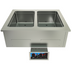 Thumbnail image #2 for BK Resources Two-Compartment Drop-In Electric Hot Food Well with Drains