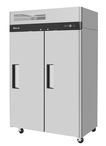 Product image #2 for Turbo Air M3 Series Two-Section Reach-In Refrigerator, 42.3 Cu. Ft., Top-Mount Compressor, Solid Doors