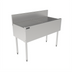 Thumbnail image #2 for Perlick Top Shelf TS42DB 42-Inch Freestanding Underbar Stainless Steel Drainboard with Backsplash
