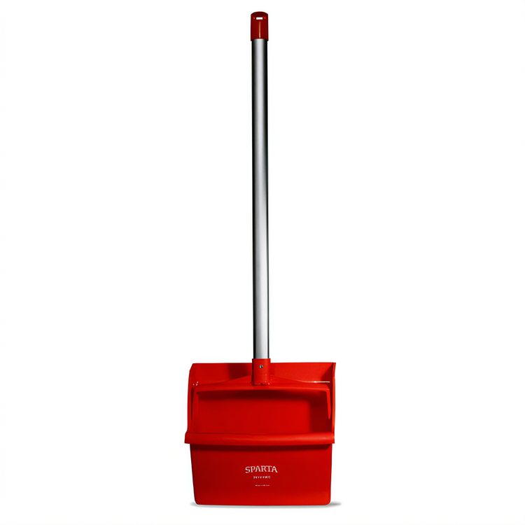 Product image #2 for Sparta Color-Coded 30-Inch Upright Dustpan with Aluminum Handle, Red