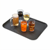 Thumbnail image #2 for Cambro Camtread Rectangular Non-Skid Fiberglass Serving Tray, 15 x 20-1/4 Inches, Black Satin