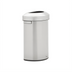 Thumbnail image #2 for Rubbermaid Refine Half-Round Stainless Steel Waste Container, 16 Gallon