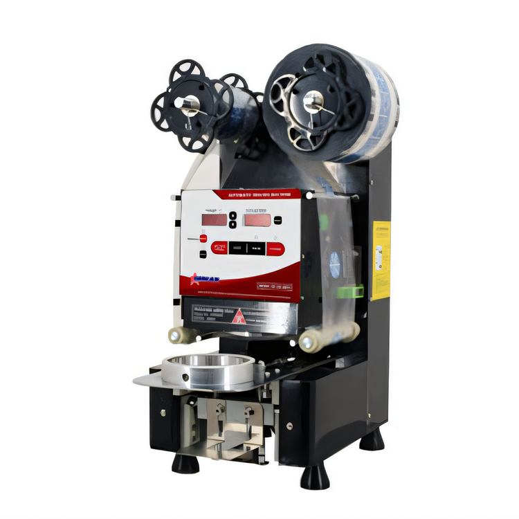 Product image #2 for Omcan Automatic Countertop Cup Sealing Machine for 3.7-Inch Cups