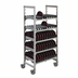 Thumbnail image #2 for Cambro Camshelving Premium Series 5-Level Mobile Dome Drying and Storage Rack Cart, 21 x 36 x 75-1/4 Inches