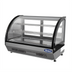 Thumbnail image #2 for Atosa CRDC-46 Countertop Curved-Front Refrigerated Display Case, 4.6 Cu. Ft., Rear Sliding Doors, 115V