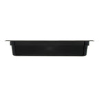 Thumbnail image #2 for CFS Brands StorPlus™ 10201B03 Full-Size Black Polycarbonate Food Pan, 4" Deep Case of 6