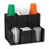 Thumbnail image #2 for Dispense-Rite 6-Section Countertop Cup, Lid, Straw & Condiment Organizer