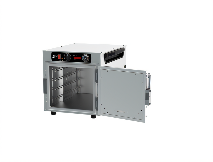 Product image #2 for Metro HotBlox Narrow 4-Pan Countertop Insulated Holding Cabinet, Solid Door, Analog Controls