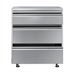 Thumbnail image #2 for KoolMore 32-Inch Enclosed Residential Outdoor Kitchen Cabinet with 3 Drawers, Stainless Steel