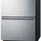 Thumbnail image #2 for Summit Commercial Summit Appliance ADRF244IM Undercounter Refrigerator-Freezer with Factory-Installed Icemaker, 3.32 cu. ft. capacity, built-in