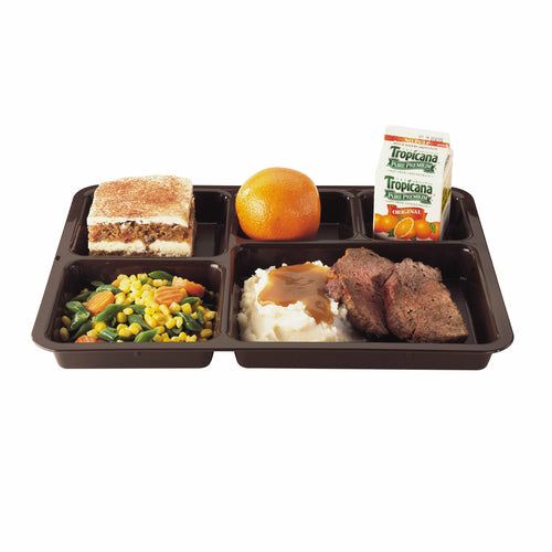 Product image #2 for Cambro 1411CP167 Tray-On-Tray Compartment Trays Case of 24