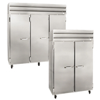 Thumbnail image #2 for Howard-McCray SF Series SF22-FF 22 Cu. Ft. Single-Section Reach-In Freezer, Stainless Steel, Solid Hinged Door, Top-Mount Self-Contained
