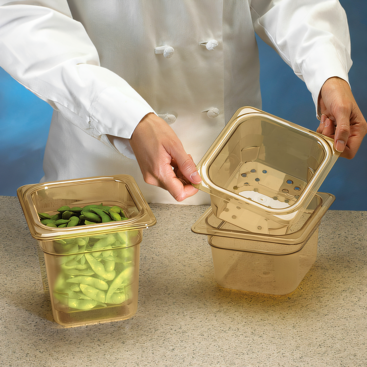 Product image #2 for Cambro 66HP150 H-Pan™ Plastic Food Pans Case of 6