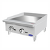Thumbnail image #2 for CookRite ATMG-24 Heavy Duty 24-Inch Manual Gas Countertop Griddle
