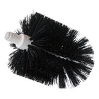 Thumbnail image #1 for CFS Brands Flo-Pac® 4014800 Floor Drain Brush Head, 6-3/4 in x 6 in, Threaded Handle Hole, Black Polypropylene Case of 6