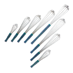 Thumbnail image #2 for Vollrath Jacob's Pride® 47094 18-Inch One-Piece French Whip with Aqua Nylon Handle and 304 Stainless Steel Wires Case of 12
