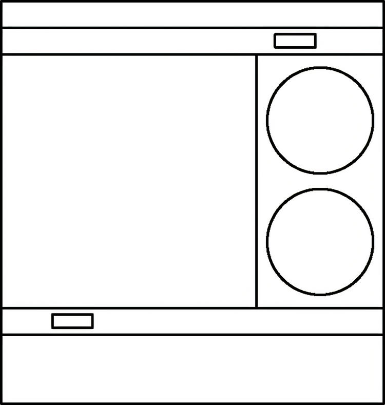 Product image #2 for Lang 36-Inch Heavy Duty Electric Range with 24-Inch Griddle, 2 French Plates, and Convection Oven Base