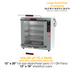 Thumbnail image #2 for Metro HotBlox Xpress S8 Countertop Quick-Pick Hot Food Holding Cabinet, Reach-In, 4 Shelves, Simple Controls
