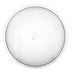Thumbnail image #2 for Carlisle 3 Qt Clear Round Polycarbonate Pebbled Salad Bowl