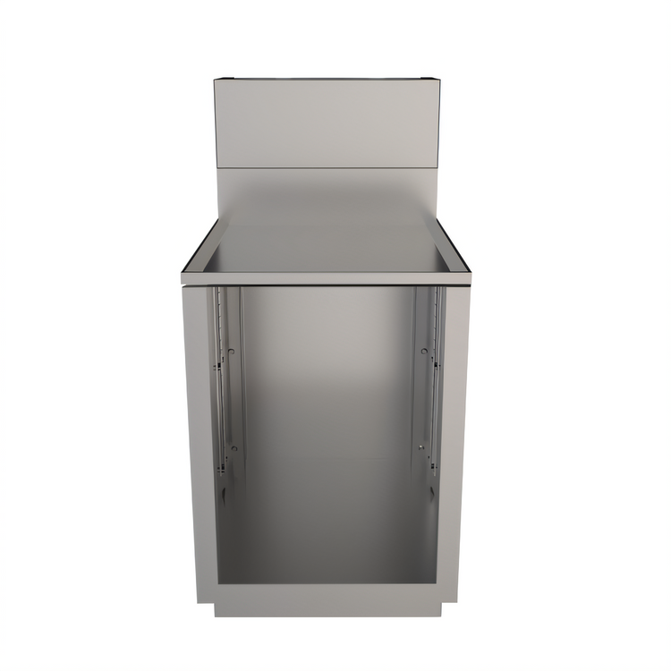 Product image #2 for BK Resources 21-Inch Top Shelf Raised Edge Underbar Cabinet with Die Wall, 18 x 21 Inches