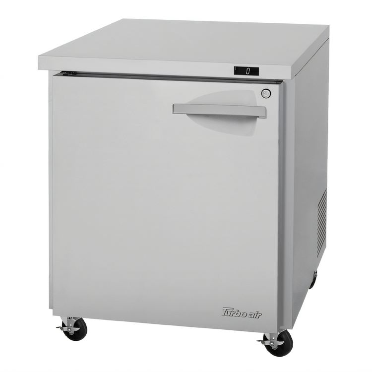 Product image #2 for Turbo Air PRO Series 27-1/2-Inch One-Section Undercounter Freezer with Solid Locking Door, 6.8 Cu. Ft.