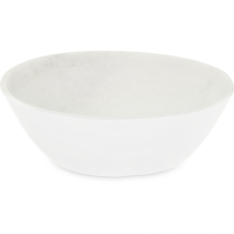 Product image #2 for Ridge 8 oz White Marble Melamine Bouillon Bowl, 4-1/2 Inch, Matte Finish