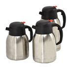 Thumbnail image #2 for Omcan USA 40563 Stainless Steel Double-Wall Insulated Thermal Carafe, 1.2 Liters Case of 12
