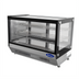 Thumbnail image #2 for Atosa CRDS-56 Countertop Refrigerated Display Case, 5.6 Cu. Ft., Straight Front Glass, Rear Sliding Doors