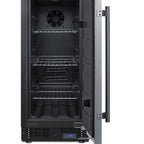 Thumbnail image #2 for Summit Commercial SCFF1533BSS 14.75-Inch Undercounter All-Freezer with Stainless Steel Door, Black Cabinet, Frost-Free