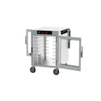 Thumbnail image #2 for Metro HotBlox™ HBCW8-DCPC-M Mobile 8-Pan Pass-Thru Insulated Holding Cabinet with Digital Touchscreen and Clear Doors