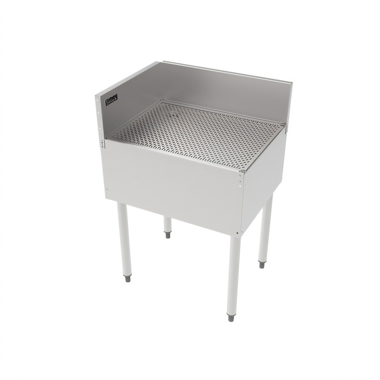 Product image #2 for Perlick Top Shelf TS Series Underbar 90° Right Inside Corner Drainboard with Glass Rack Inserts
