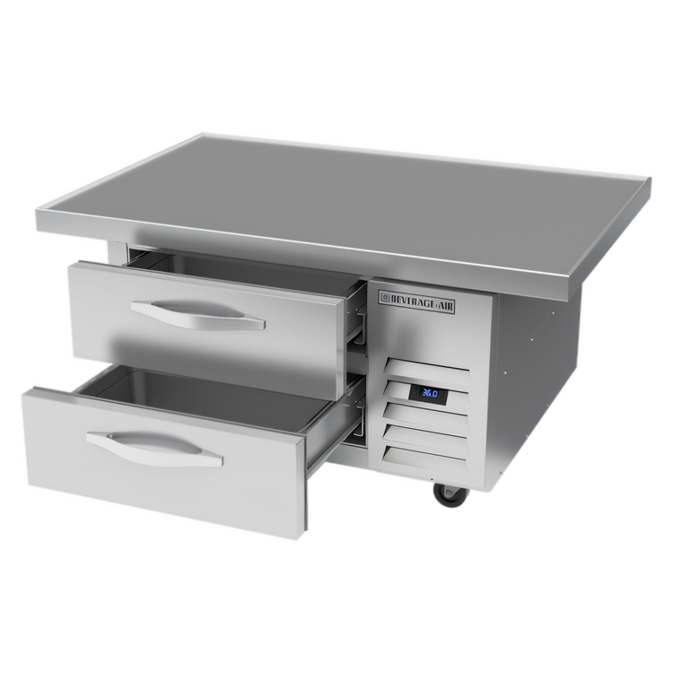 Product image #2 for Beverage-Air WTRCS36HC-48 One-Section 48-Inch 2-Drawer Worktop Cook Stand Refrigerator