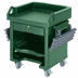Thumbnail image #2 for Cambro Versa Cash Register Cart with Dual Tray Rails, Lockable Drawer and Heavy-Duty Casters