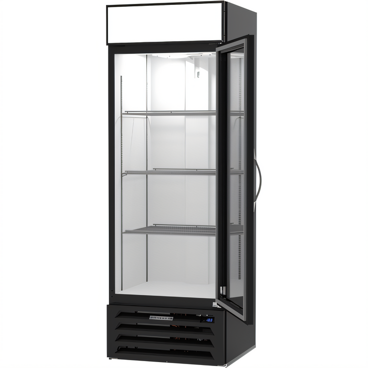 Product image #2 for Beverage Air MarketMax One-Section Reach-In Glass Door Freezer Merchandiser